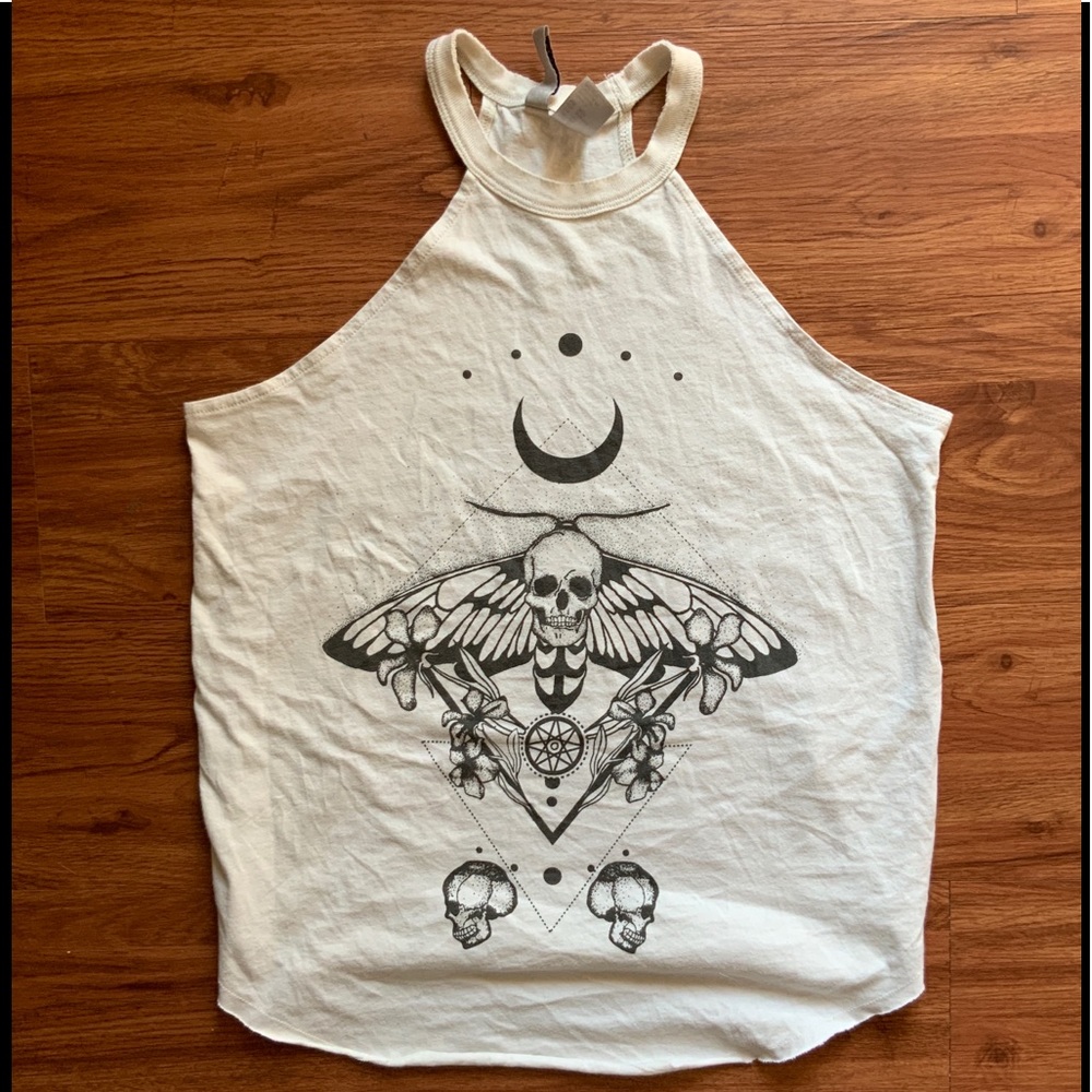 NWOT Macabre Death Moth Lunar Tank